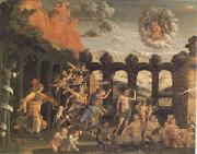 Andrea Mantegna Minerva Chases the Vices from the Garden f Virtue (mk05) painting